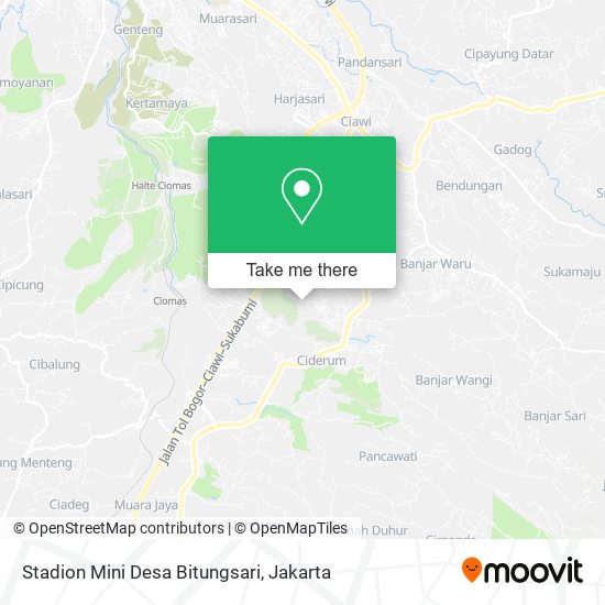 Stadion Mini Desa Bitungsari map