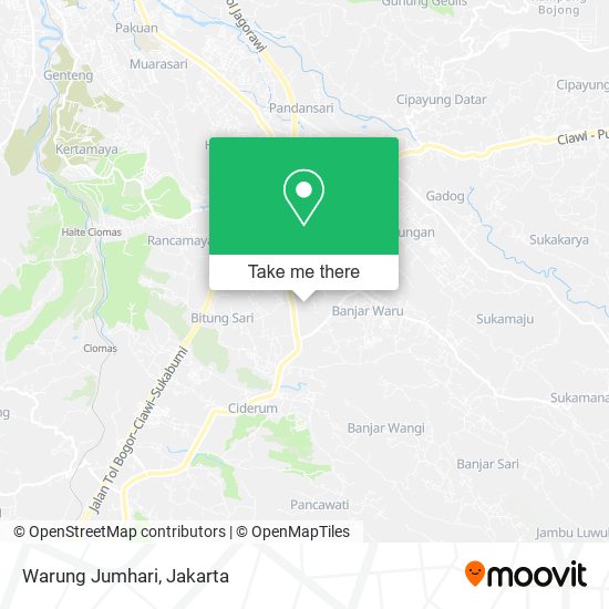 Warung Jumhari map