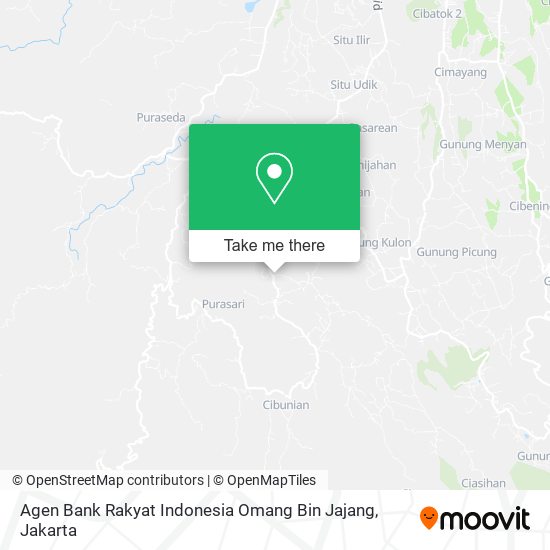 Agen Bank Rakyat Indonesia Omang Bin Jajang map