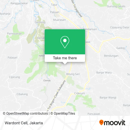 Wardont Cell map