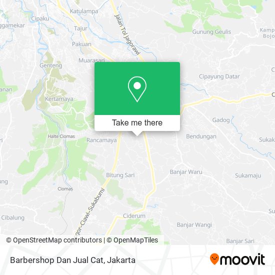 Barbershop Dan Jual Cat map