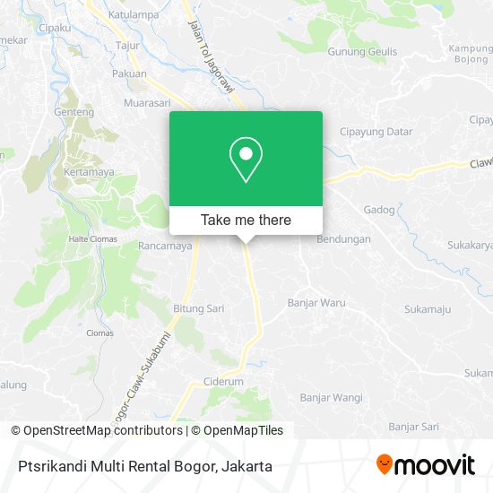 Ptsrikandi Multi Rental Bogor map