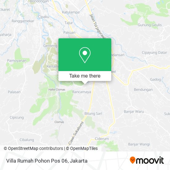 Villa Rumah Pohon Pos 06 map