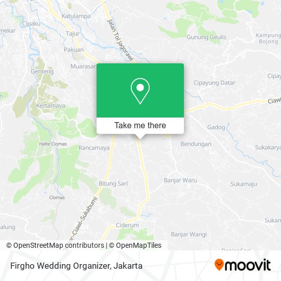 Firgho Wedding Organizer map