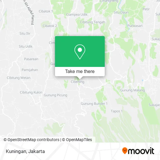 Kuningan map