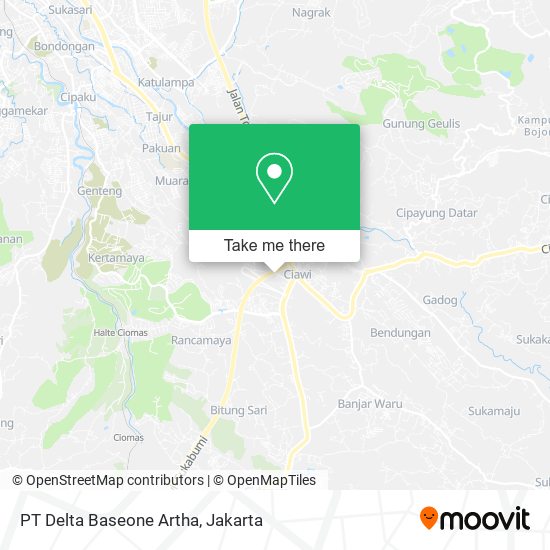 PT Delta Baseone Artha map