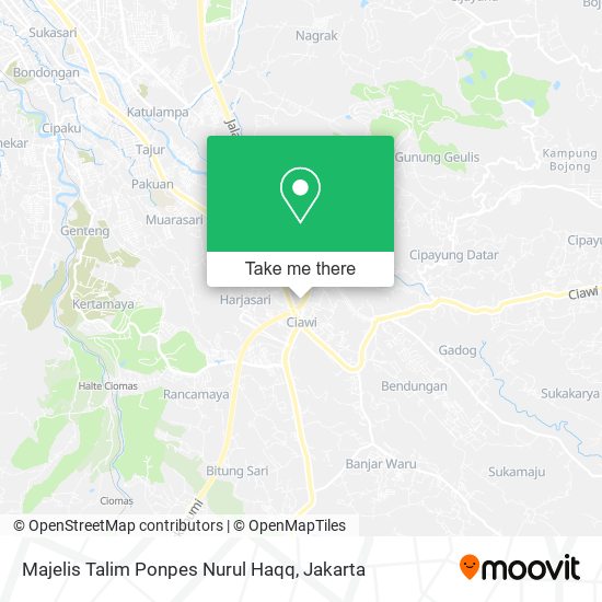 Majelis Talim Ponpes Nurul Haqq map