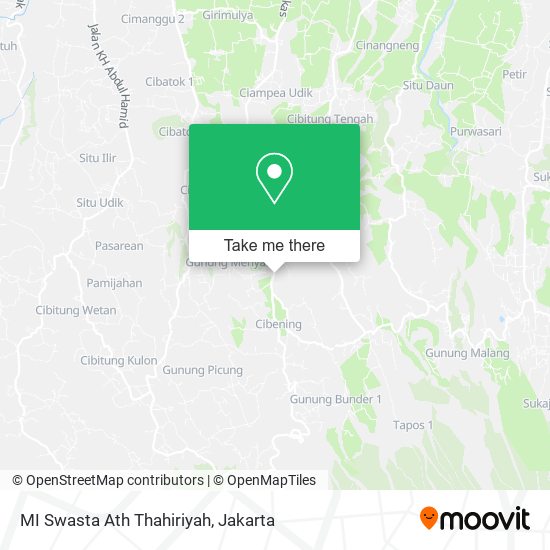 MI Swasta Ath Thahiriyah map