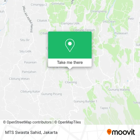 MTS Swasta Sahid map