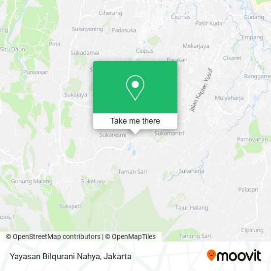 Yayasan Bilqurani Nahya map