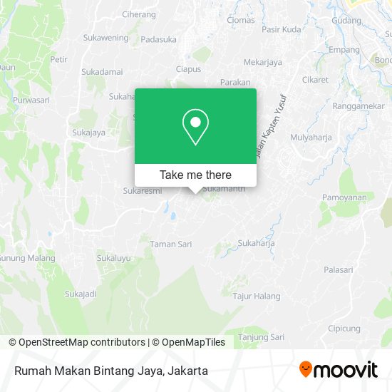 Rumah Makan Bintang Jaya map