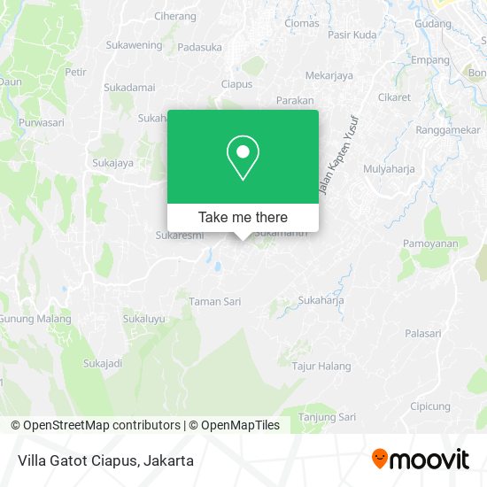 Villa Gatot Ciapus map