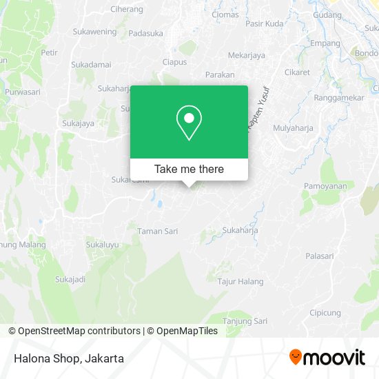 Halona Shop map