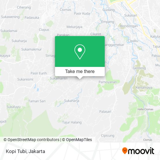 Kopi Tubi map