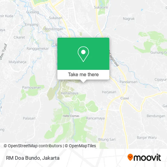 RM Doa Bundo map