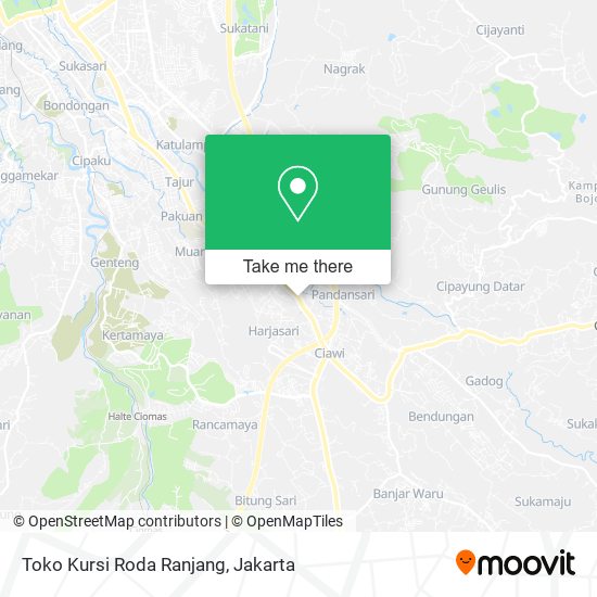 Toko Kursi Roda Ranjang map