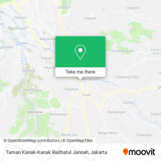 Taman Kanak-Kanak Radhatul Jannah map