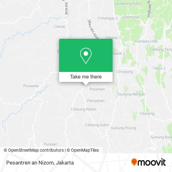 Pesantren an Nizom map