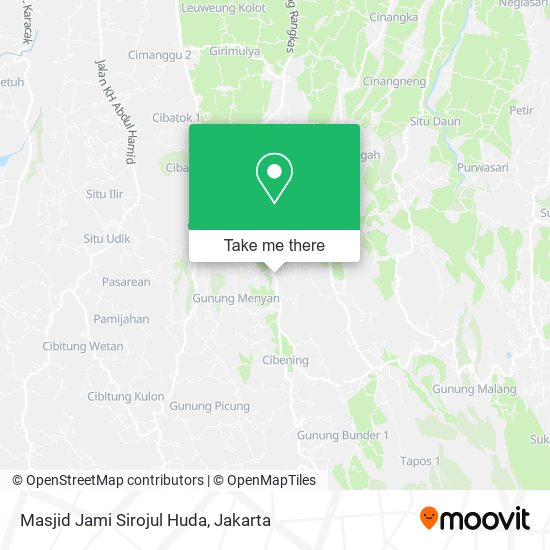 Masjid Jami Sirojul Huda map
