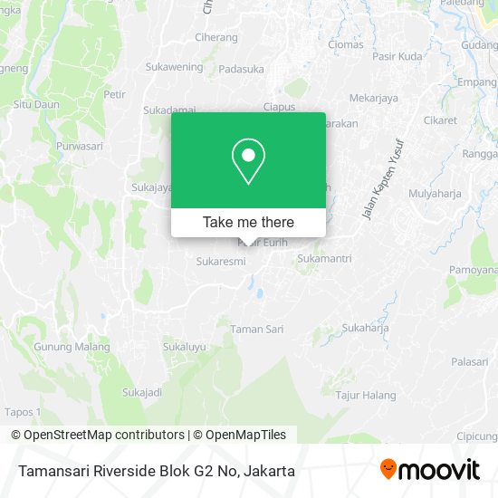 Tamansari Riverside Blok G2 No map