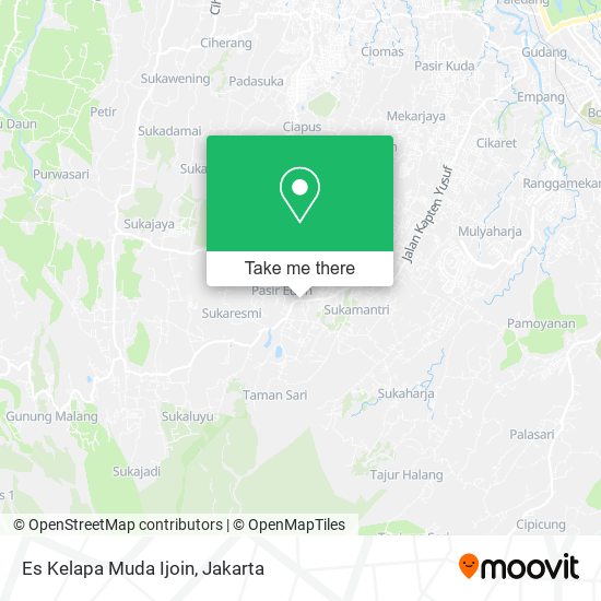 Es Kelapa Muda Ijoin map