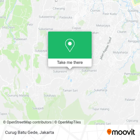 Curug Batu Gede map