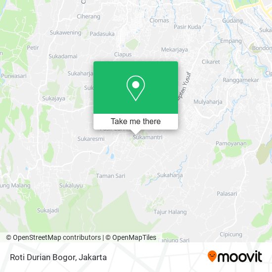 Roti Durian Bogor map