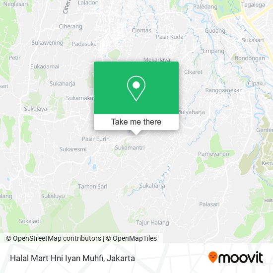 Halal Mart Hni Iyan Muhfi map