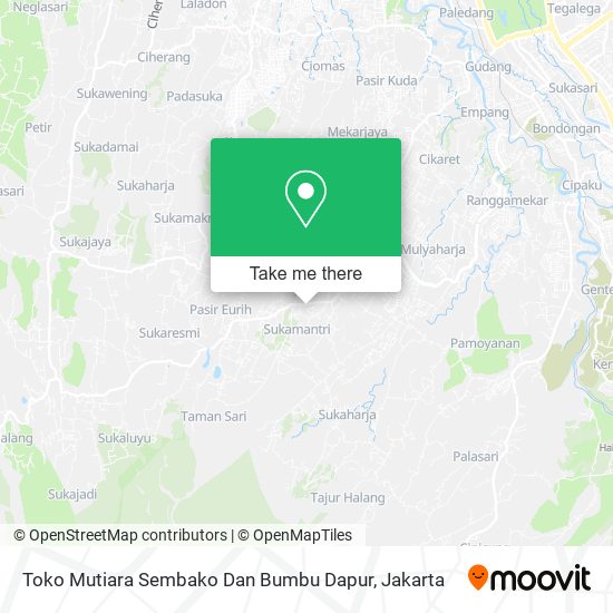 Toko Mutiara Sembako Dan Bumbu Dapur map