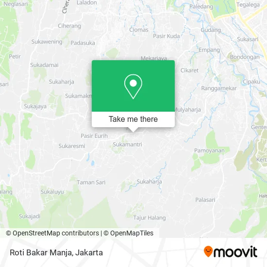 Roti Bakar Manja map