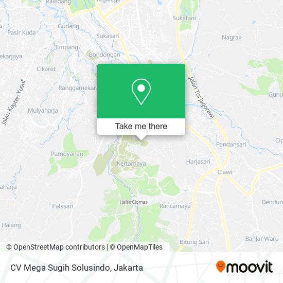 CV Mega Sugih Solusindo map