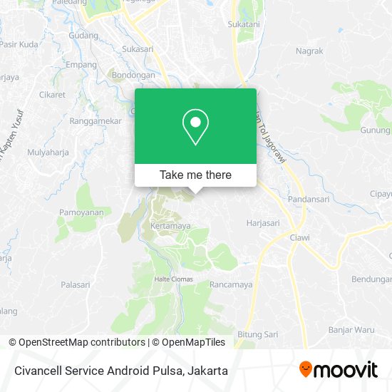 Civancell Service Android Pulsa map