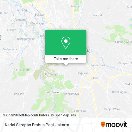 Kedai Sarapan Embun Pagi map