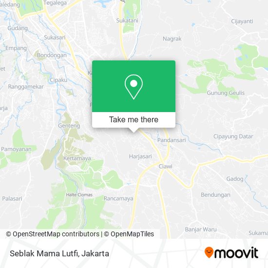 Seblak Mama Lutfi map