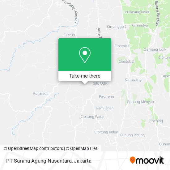 PT Sarana Agung Nusantara map