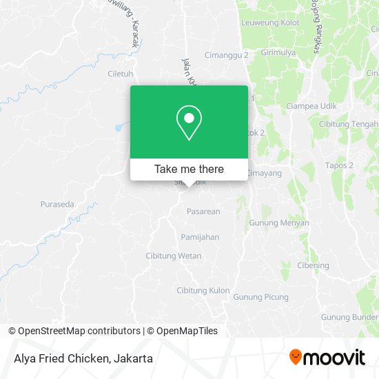 Alya Fried Chicken map