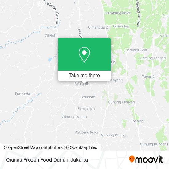 Qianas Frozen Food Durian map