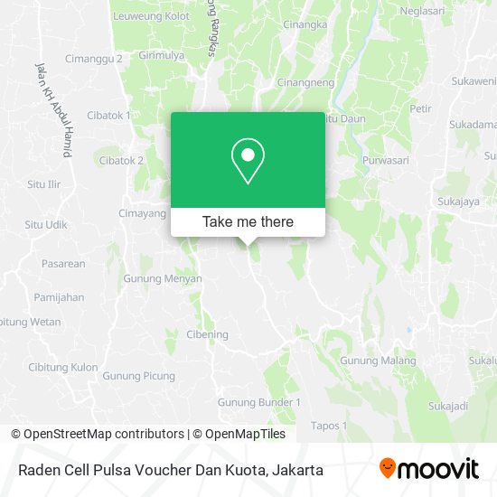 Raden Cell Pulsa Voucher Dan Kuota map