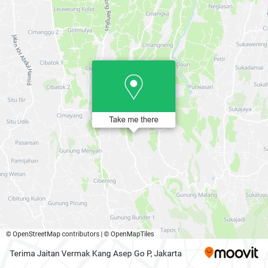 Terima Jaitan Vermak Kang Asep Go P map