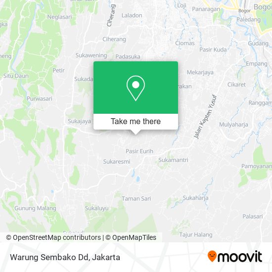 Warung Sembako Dd map