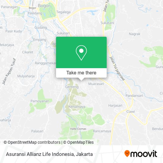 Asuransi Allianz Life Indonesia map