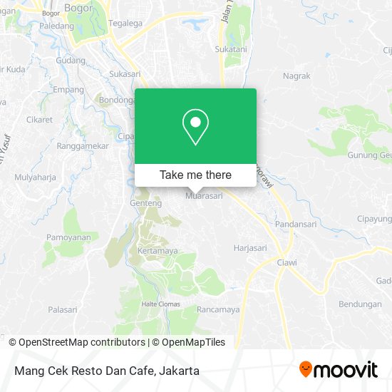 Mang Cek Resto Dan Cafe map