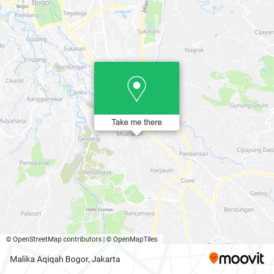 Malika Aqiqah Bogor map