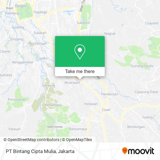 PT Bintang Cipta Mulia map
