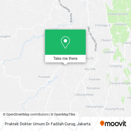 Praktek Dokter Umum Dr Fadilah Curug map
