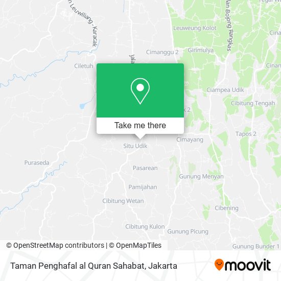 Taman Penghafal al Quran Sahabat map