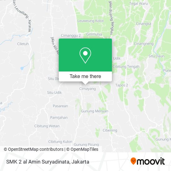 SMK 2 al Amin Suryadinata map