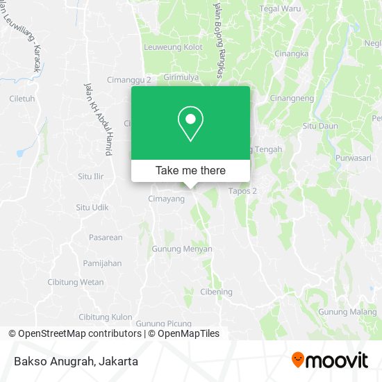 Bakso Anugrah map