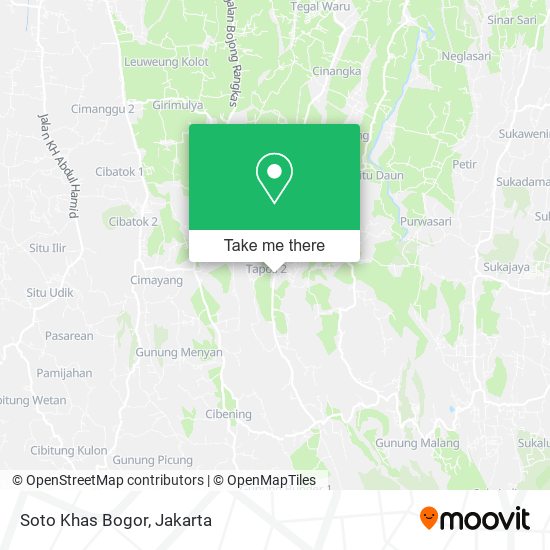 Soto Khas Bogor map