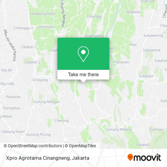 Xpro Agrotama Cinangneng map